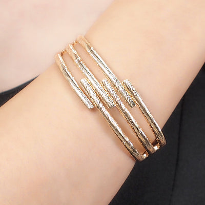 Metal Cuff Indian Bangles Bracelets - Nazatt.com