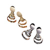 Spiral Alloy Drop Dangle Earrings - Nazatt.com